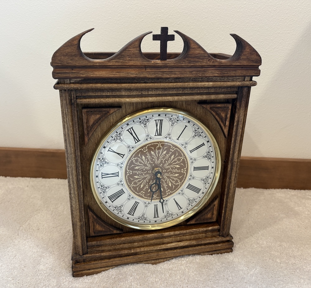 Custom mantel clock